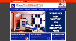 Desktop Screenshot of himalayapackers.com